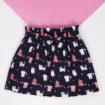Cica mintás pamut szoknya