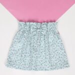 Virág mintás pamut szoknya