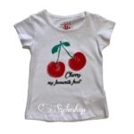 Losan cseresznye mintás pamut póló