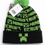 Minecraft téli kötött sapka