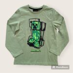 Minecraft hosszú ujjú pamut felső