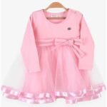 Rózsaszín alkalmi tüll ruha