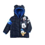 Mickey bébi polárbéléses kabát kék színben