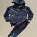 LOSAN bolyhos melegítő együttes dínó mintával