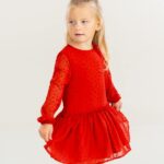 Boboli alkalmi piros ruha