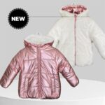 Losan lányka kétoldalas téli kabát