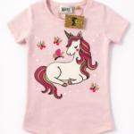 Killy-lányka póló unikornis mintával