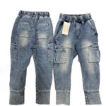 Enyhén ülepes farmernadrág fiúknak