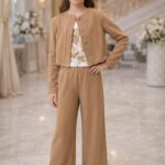 Killy 3 részes alkalmi szett – mogyoró színben