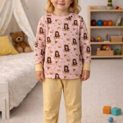 Linini-lány pizsama tündér mintával